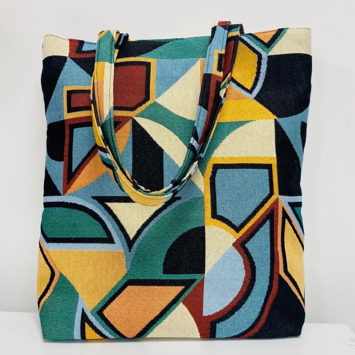 Sac motif géométrique