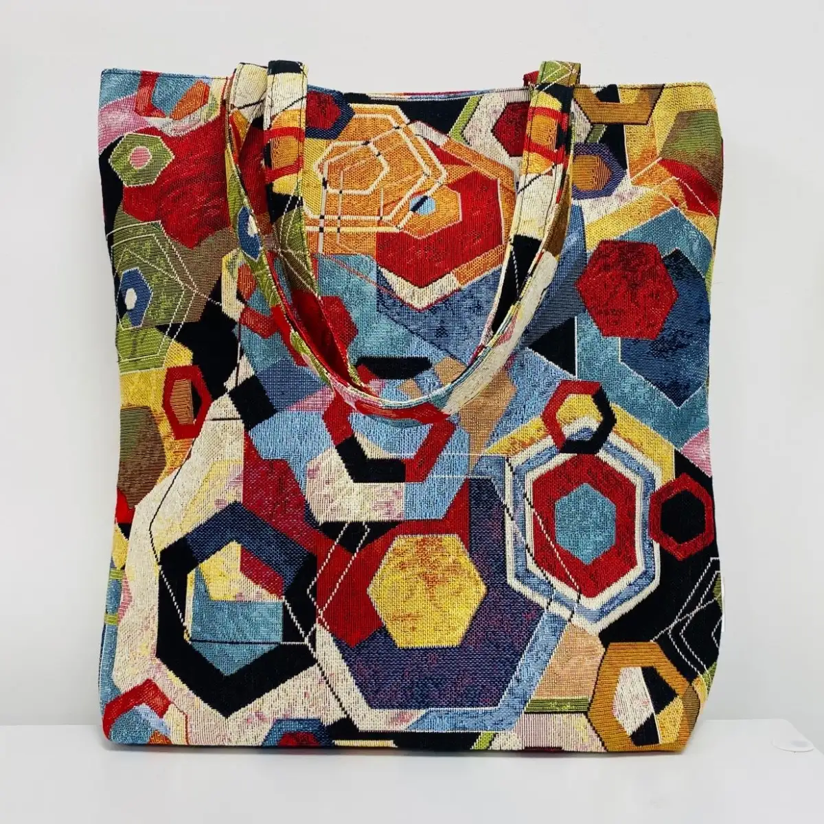 Sac motif géométrique